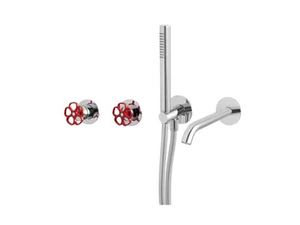 FLORA 6370502F - 4 hole shower mixer with diverter - Shower by QD Magistro Lab