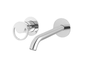 SMILE 5720410 - 2 hole wall-mounted single handle washbasin mixer - Tap by QD Magistro Lab