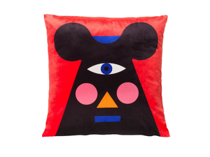 MR. MOUSE - Square polyester cushion - Accessories by Qeeboo