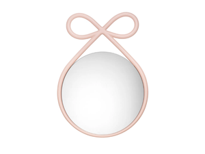 RIBBON - Round wall-mounted polypropylene mirror - Accessories by Qeeboo