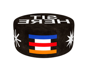 SIT HERE - Polyester pouf - Pouf by Qeeboo
