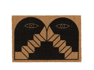 STAIRWAYS TO HELL - Rectangular coconut doormat - Furniture accessories by Qeeboo