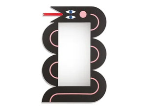 VIBOR - Framed wall-mounted mirror - Accessories by Qeeboo