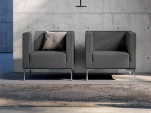 ARTE - Contract or living seats - Armchair by Quadrifoglio Group