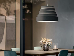 BABEL - Fabric pendant lamp - Ceiling lamp by Quadrifoglio Group