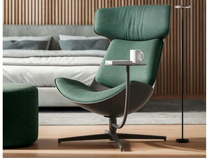CLEOPAS - Swivel armchair with 4-spoke base - Armchair by Quadrifoglio Group