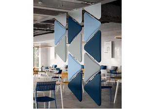 PENDANT CLOAK - Hanging acoustic panel - Ceiling lamp by Quadrifoglio Group