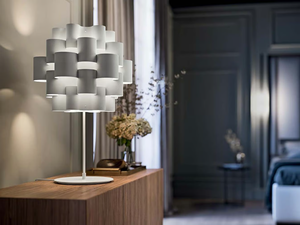 SUN - Fabric table lamp - Table lamp by Quadrifoglio Group