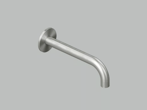 BC003 - Wall-mounted stainless steel spout - Tap by Quadrodesign