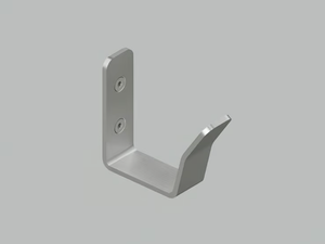 ECCETERA QA1101 - Steel towel hook - Accessories by Quadrodesign
