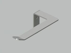 ECCETERA QA1401 - Steel toilet roll holder - Toilet seat by Quadrodesign