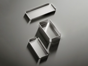 ECCETERA QA1900 - Countertop steel soap dish - Sanitary accessories by Quadrodesign