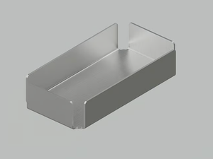 ECCETERA QA1902 - Countertop steel soap dish - Sanitary accessories by Quadrodesign