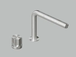 MODO 17 07T - Stainless steel washbasin mixer - Tap by Quadrodesign