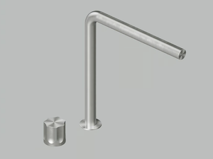 MODO 17 08 - Hydroprogressive stainless steel washbasin mixer - Tap by Quadrodesign