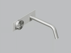 Q. 18 11R - Wall-mounted stainless steel washbasin mixer - Tap by Quadrodesign