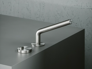 Q. 18 31 - Countertop stainless steel washbasin mixer - Tap by Quadrodesign