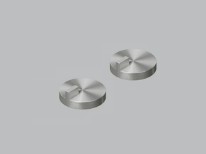 Q. 18 51 V - Stainless steel stop valve - Sanitary accessories by Quadrodesign