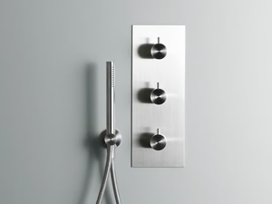 SOURCE 12 89 - Thermostatic stainless steel shower mixer - Shower by Quadrodesign