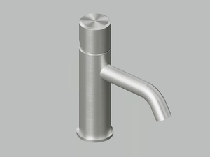 STEREO 16 01T - Single handle stainless steel washbasin mixer - Tap by Quadrodesign