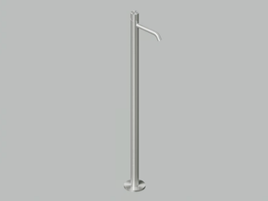 STEREO 16 05T - Floor standing single handle stainless steel washbasin mixer - Tap by Quadrodesign