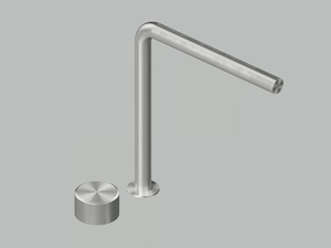 STEREO 16 32 - Countertop stainless steel washbasin mixer - Tap by Quadrodesign