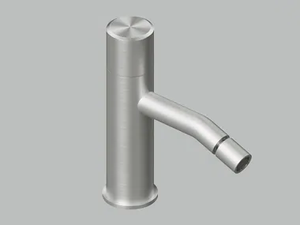 STEREO 16 35 - Stainless steel bidet mixer with swivel spout - Tap by Quadrodesign