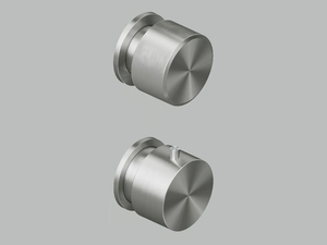 STEREO 16 48.0 - Wall-mounted stainless steel remote control tap - Tap by Quadrodesign