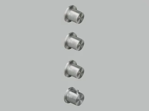 STEREO 16 50 - Wall-mounted stainless steel thermostatic mixer set - Tap by Quadrodesign