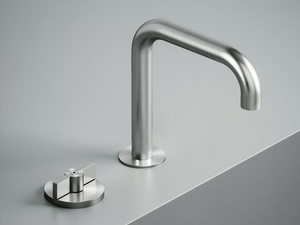 VALVOLA01 19 31 - 2 hole hydroprogressive washbasin mixer with adjustable spout - Tap by Quadrodesign