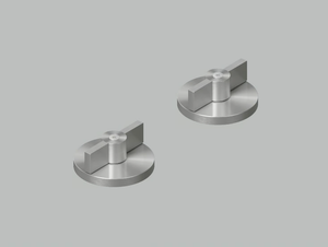 VALVOLA01 19 51V - Deck-mounted stainless steel remote control tap - Tap by Quadrodesign