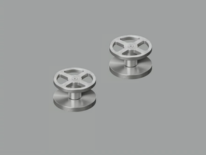 VALVOLA02 20 51V - Deck mounted set of 2 shut-off mixing valves - Tap by Quadrodesign