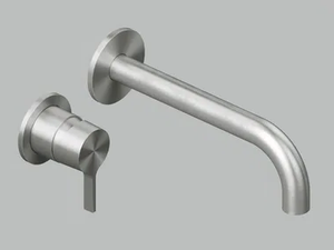 VOLCANO 36 14.00 - Hydroprogressive stainless steel washbasin mixer - Tap by Quadrodesign