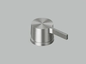 VOLCANO 36 52.00 - Deck-mounted stainless steel remote control tap - Tap by Quadrodesign