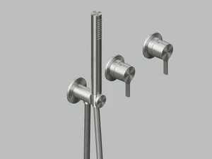 VOLCANO 36 68.00 - Stainless steel shower mixer with hand shower - Shower by Quadrodesign