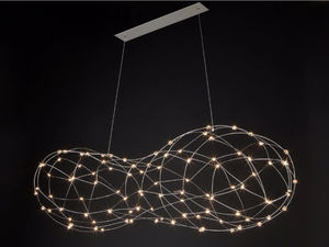 CLOUD - Nickel pendant lamp - Ceiling lamp by Quasar