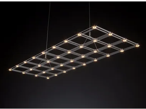 FRAME - Nickel pendant lamp - Ceiling lamp by Quasar