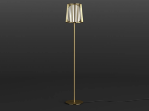 JULIA - LED brass floor lamp - Floor lamp by Quasar