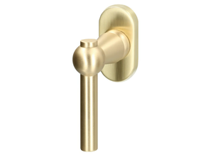 BRUSSELS - Brass window handle on rose - Finishes accessories by Quincalux