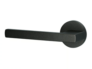 HELSINKI - Aluminium door handle on rose - Finishes accessories by Quincalux