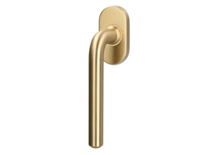 LISBON - Brass window handle on rose - Finishes accessories by Quincalux