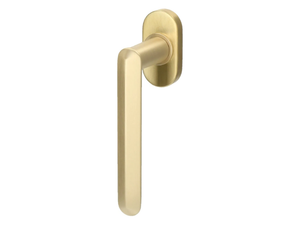 PALMA - Brass window handle on rose - Finishes accessories by Quincalux