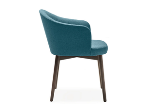 ARWA - Upholstered chair with armrests - Chair by Quinti Sedute