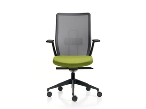 CHANCE NET - Swivel mesh office chair with 5-Spoke base - Office Chair by Quinti Sedute