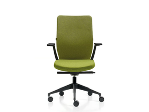 CHANCE SOFT - Swivel fabric office chair with 5-Spoke base - Office Chair by Quinti Sedute