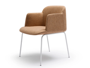 DEEP - Upholstered chair with armrests - Chair by Quinti Sedute