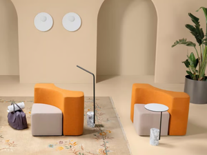 PARTERRE - Sectional upholstered fabric armchair - Armchair by Quinti Sedute