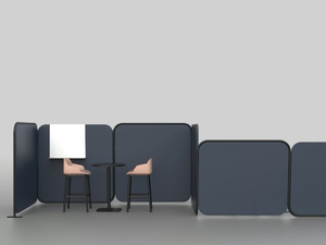 SLICE - Freestanding modular metal office screen - Screens by Quinti Sedute