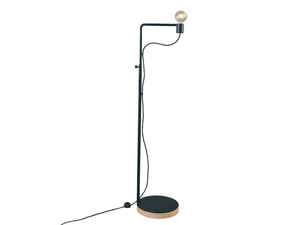 GRAFIT - Height-adjustable metal floor lamp with dimmer - Floor lamp by RADAR INTERIOR
