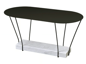 LEST - Oval metal coffee table - Coffee table by RADAR INTERIOR